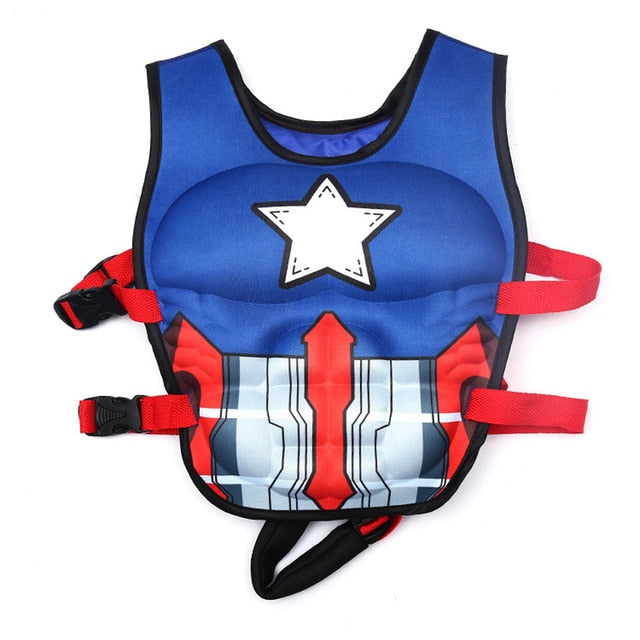 Kids Life Vest Jacket Floating Boy Swimsuit Sunscreen Floating Power swimming pool accessories ring For Drifting Boating